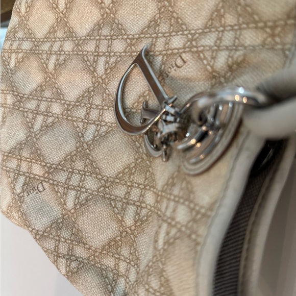 Dior Cream and Silver Tote Bag - Picture 3 of 10
